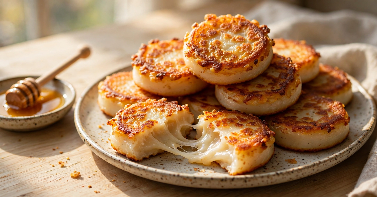 Gordon Ramsay butter tteok recipe: golden crispy Korean butter rice cakes with a chewy mochi centre