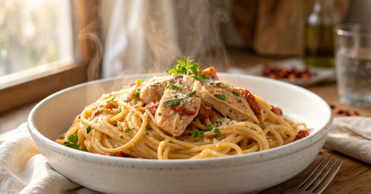 creamy sun dried tomato pasta recipe